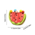 thumbnail image 3 of Birdeem Fruit Forks for Kids, Ceramic Watermelon Appetizer Picks, Decorative Cocktail Forks for Party Fruit Trays, Reusable Mini Dessert Forks, 3 of 6