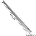thumbnail image 2 of VEVOR Stainless Steel Corner Guards 0.5 x 0.5 x 48 inch Metal Wall Corner Protector Pack of 10 Corner Guards 20 Ga 304 Stainless Corner Guard with 90-Degree Angle for Wall Protection and Decoration, 2 of 9
