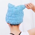 thumbnail image 4 of Paquete de 2 gorros ajustables de microfibra para secar el cabello para adultos y niños-- Sailing Electrónica, 4 of 4