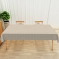 thumbnail image 5 of Nanqianyi Brown Checkered Rectangular Tablecloth for 60 x 102 inch, Waterproof Wipeable Table Cover for Kitchen Table, Indoor and Outdoor, 5 of 6
