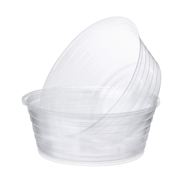Uxcell 5-Pack Platillos para Macetas, Platillos de Plástico de 9 Pulgadas para Macetas, Bandeja de Goteo para Macetas de Interior y Exterior