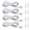 16FT-4Pack-White, variant on 16FT-4Pack-Black Pendant Light Cord Kit E26/E27 Hanging Lantern Lamp Accessory