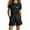 Black, variant on Cute Outfits For Girls Clothes Fashion Letter Print Casual Loose Short Sleeve Suit Girls' Clothing Sets
