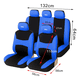 thumbnail image 3 of Fundas De Asiento Universales Comfort Car Covers 9 Piezas Belug, Azul, 3 of 5