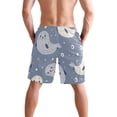 thumbnail image 4 of Ckdifva Many Seals Men's Board Shorts Swim Trunks Drawstring Summer Beach Golf Shorts Quick Dry with Pockets, 4 of 8