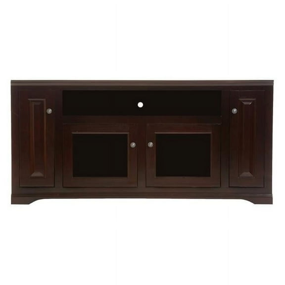 American Heartland 95866AM 66 in. Poplar TV Console, Aquamarine