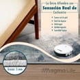 thumbnail image 2 of Magma Life Alfombra Grande de 90x150 cm (3x4.9 ft), Color Gris, Estilo Moderno, Suave al Tacto Tipo Cachemira, Antiderrapante, Ideal para Sala, Recámara u Oficina, Tapete para Interiores, 2 of 8