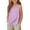 Purple, variant on fatyb Cotton Linen Tank Tops for Boys Girls Summer Sleeveless Lightweight Plain Kids Casual Beach Shirts