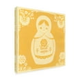 thumbnail image 2 of Trademark Fine Art 'Russian Doll in Yellow' Canvas Art by June Erica Vess, 2 of 3
