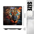 thumbnail image 2 of High Precision Body Weight Scale Smart Bathroom Scales with Large LCD Display(400lbs),Decorative for Bedroom-Leopard With Blue Eyes In The Dark, 2 of 4