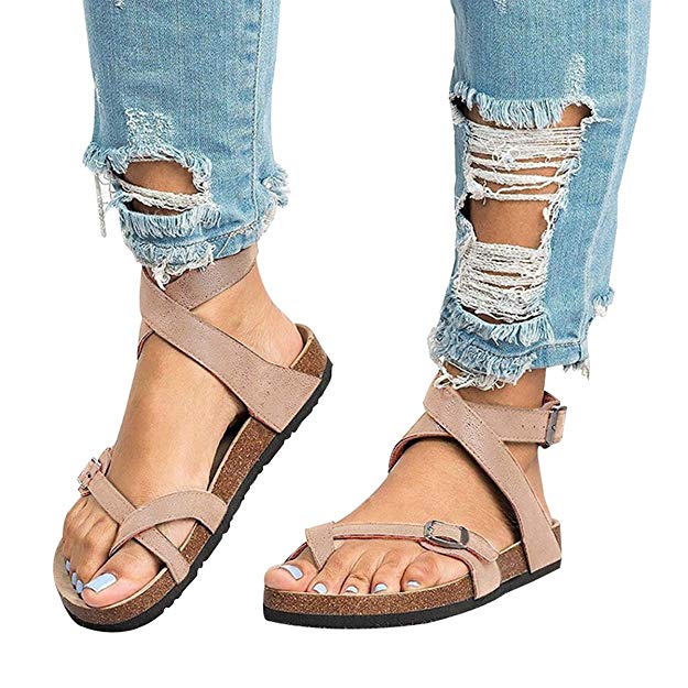 women's dress flat sandals