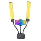 thumbnail image 4 of Luz de Vídeo LED 45W Luz de Relleno de Brazos Dobles USB Regulable Con Soporte para Teléfono para Fotogramante Transmisiónis en Vivo, 4 of 7