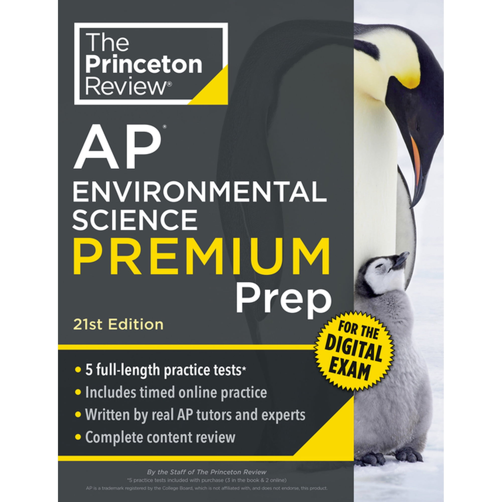 College Test Preparation Princeton Review AP Environmental Science Premium Prep, 21st Edition: 5 Practice Tests + Digital Practice Online + Conte, (Paperback)