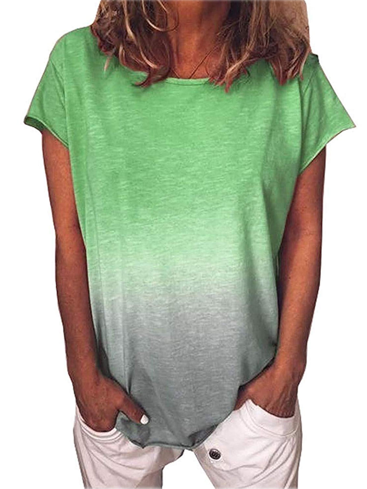 rainbow plus size tops