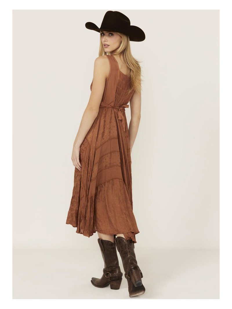 knee length dresses for ladies Judith Ann Creations Copper Lace Dress – LaliSimone