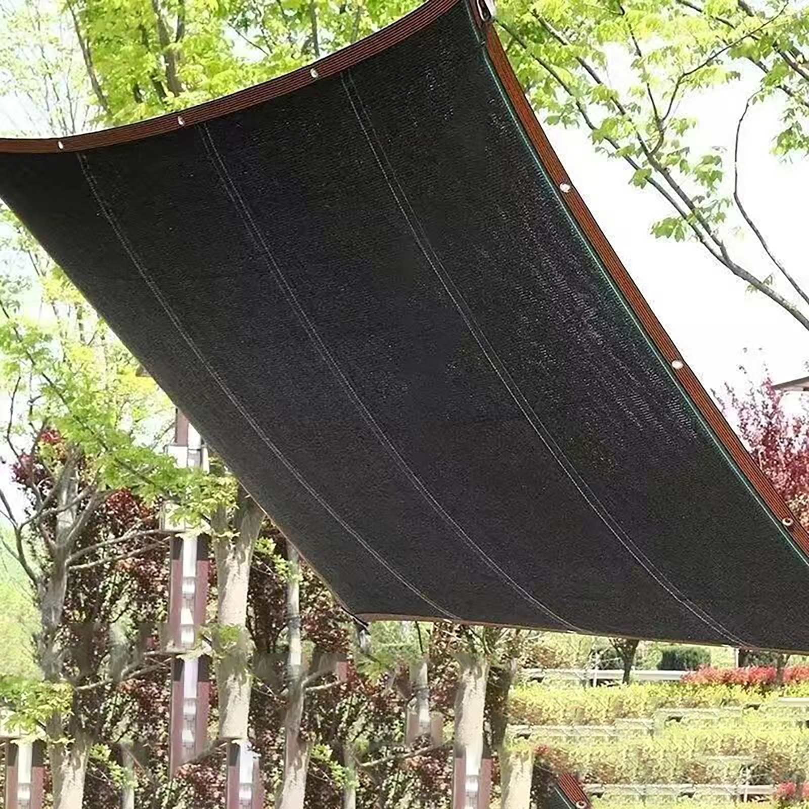 Heavy Duty Shade Cloth, Garden Shade Mesh Netting with Grommets Outdoor Sun Shade Cover for Pergola Patio Plants Greenhouse Chicken Coop Black Shading Rate 70% -90% (118.11x236.22")