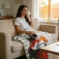 thumbnail image 4 of All Season Soft Warm Bed Blanket Cozy Comfort Throw For Home And Travel Use, 4 of 7