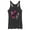Black Heather, variant on Women's Fortnite Spray Can Graffiti  Racerback Tank Top Black Heather Small