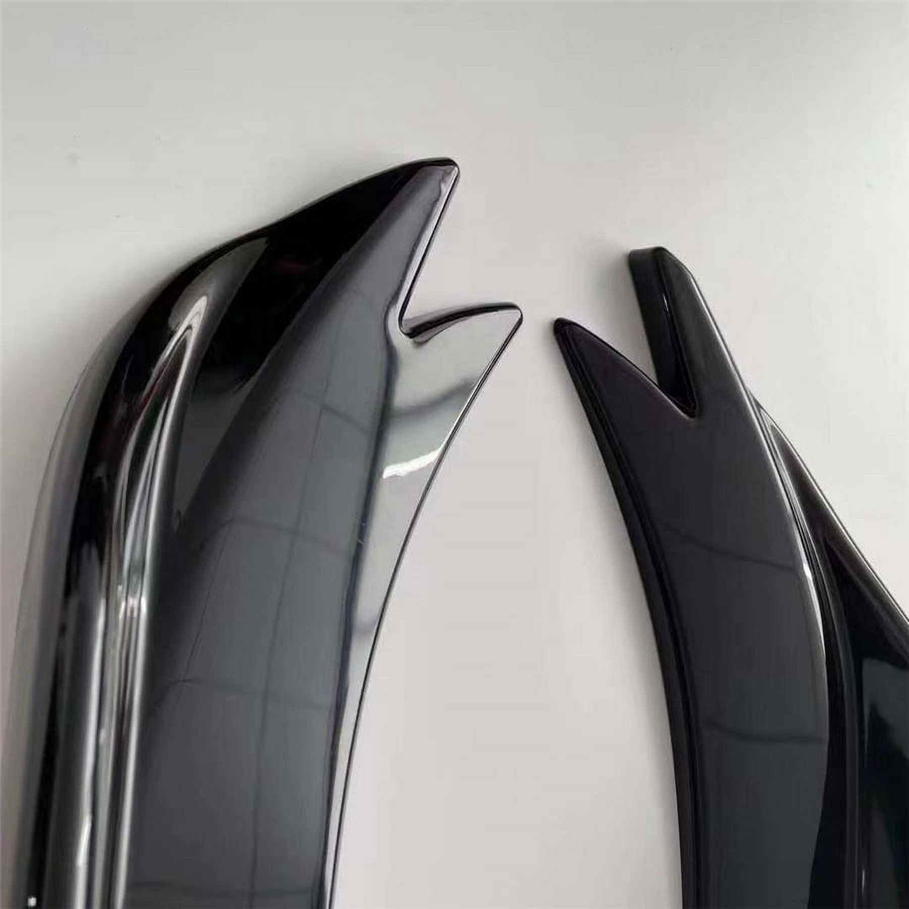 SDeelCase Shark Fin Vortex Generator For Dodge – Roof Spoiler/Bumper Diffuser, Black, 3M Tape