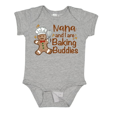 

Inktastic Nana and I Are Baking Buddies Gift Baby Boy or Baby Girl Bodysuit