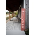 thumbnail image 2 of Rustic Red and White Front Porch Welcome Sign, 2 of 4