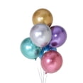 thumbnail image 1 of Celebración Cromática: Decoración de Fiesta Ideal con Globos Metálicos, Más Gruesos de lo Normal, para Cumpleaños Bodas Memorables, 1 of 5