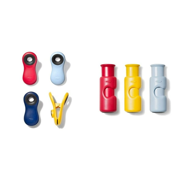 Juego de clips y cinchas para bolsas OXO Good Grips Collection (4 piezas)