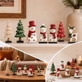 thumbnail image 7 of Darzheoy Christmas Signs, Wooden Set of 7 Snowman Reindeer Decor, Vintage Winter Tabletop Accent, Indoor Christmas Decor for Home Fireplace Mantel Shelf, 7 of 7