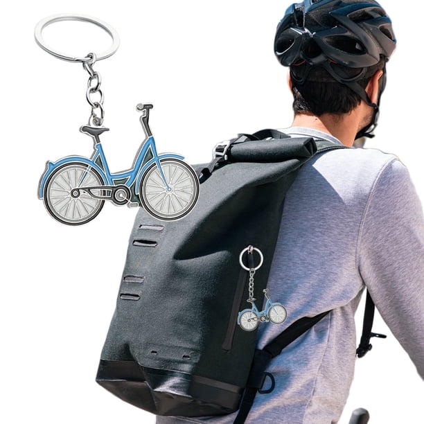 Llavero Metálico con Anilla | Colgante de Aleación para Cartera, Bolso o Mochila | Accesorio de Llavero Amarillo o Azul (1 Unidad)