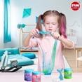 thumbnail image 3 of Mermaid Slime for Girls，Funkidz Shimmer Sparkle Slime Kit with Mermaid Tail Charms Pearls Supplies Great Mermaid Toy Gift for 7 8 9 10 11 12 Years Old Girls Kids, 3 of 6