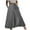 Black, variant on Ladies Pants Casual Striped Patchwork Loose High Waist Pants with Pocket Elastic Waist Ankle Length Trousers Track Pants for Women Black L