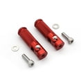 thumbnail image 2 of 8mm Billet Motorcycle Folding Rearsets Footrest Footpegs Foot pegs Pedal Universal, 2 of 5