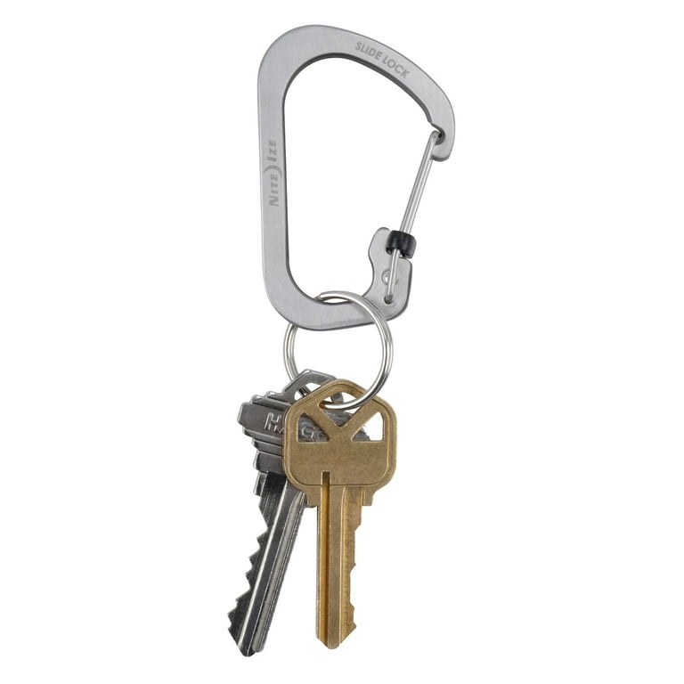 Nite Ize SlideLock Carabiner Stainless Steel - Key Holder