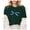Army Green, variant on Women's Cute T-Shirt Loose Crew Neck Comfy Breathable T-Shirt Graphic Print Summer Short Sleeve Shirt
