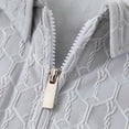thumbnail image 7 of Men's Slim Fit Zipper Mesh Short Sleeve Shirt - Polyester, Breathable for Summer, 7 of 7