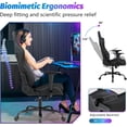 thumbnail image 4 of PayLessHere Gaming Chair Ergonomic High, Adjustable Lumbar Support, Armrests, and Racing-Inspired Design for Office and Home Use, Black, 4 of 7