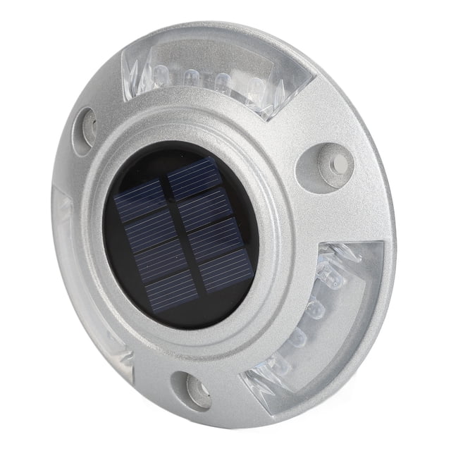 Automatic Illumination Aluminum Alloy Solar Road Stud Light Waterproof IP68 6V 1.8W LED Deck Lighting
