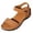Brown, variant on Womens Orthopedic Walking Sandals Comfortable Arch Support Platform Wedge Thick Memory Foam Cushion Sport Plantar Fasciitis Shoes Ankle Strap Casual Summer Beach Shoes Brown 7.5 Wide