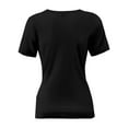 thumbnail image 4 of Short Sleeve T Shirts Women Summer Tops Crewneck Tees, 4 of 5