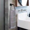 thumbnail image 3 of Rawiri Porta-servilletas de baño rond noir rústico anneau de serviette à main support mural porta-servilletas de baño robuste SUS304 porta-servilletas en acier inoxidable accesorios de salle de bain, 3 of 5