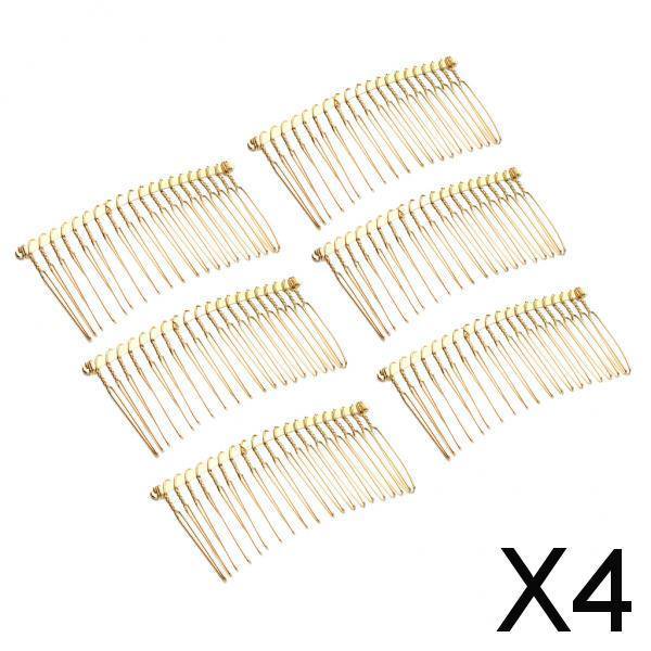 Juego de 12 piezas de pinzas para el cabello Soledad Elegantes metal 20 dientes
