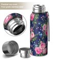 thumbnail image 2 of 20 Oz Pioneer Flower Coffee Tumbler Double Wall Insulated Stainless Steel Water Bottle | Metal Reusable Thermoses Flask with Cup Cap | Leak & Sweat Proof with Anti-Dust Lid, 2 of 7