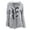 Grey, variant on Women Loose Tee Short Sleeve Round Neck Tassel Tunic Tops 4235