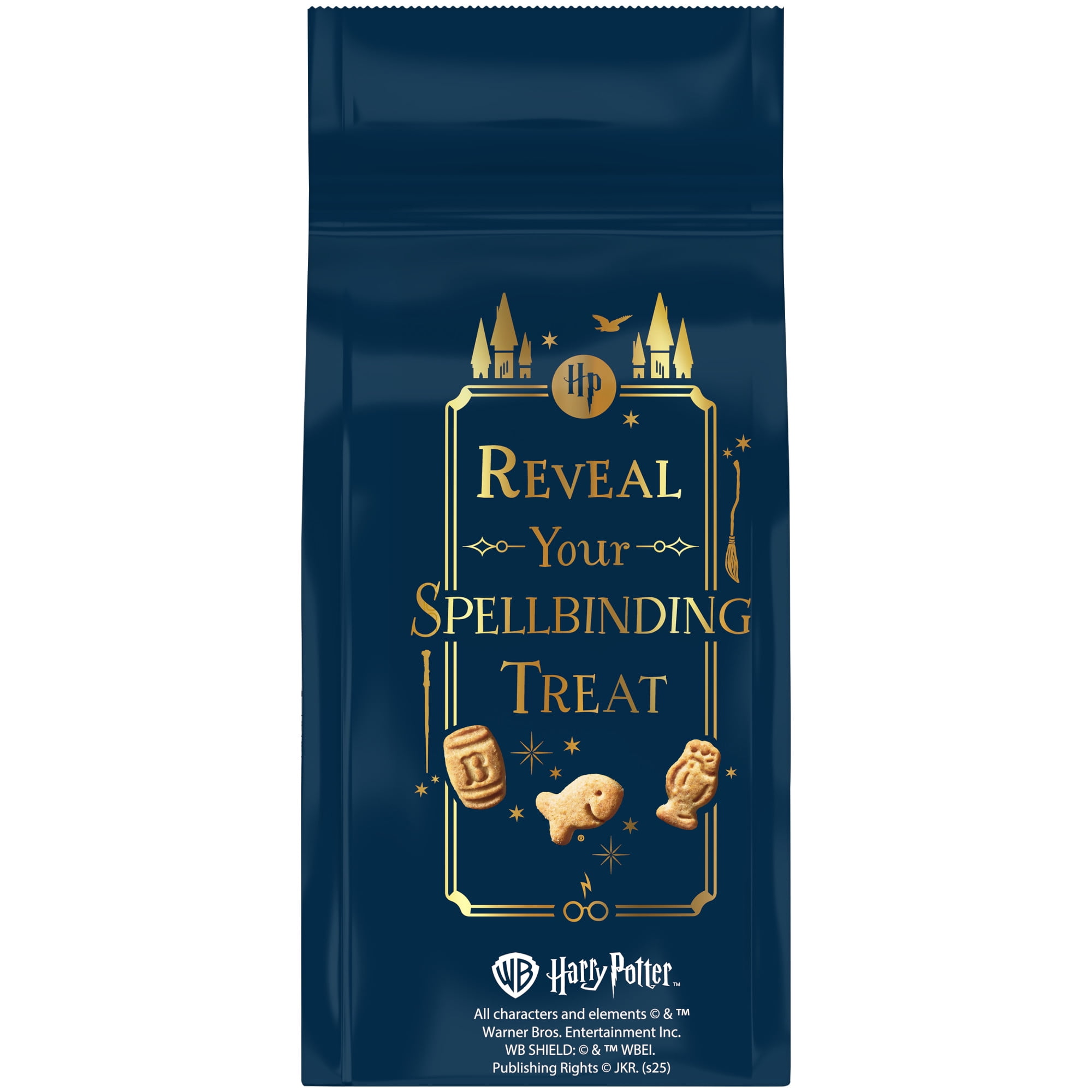 Goldfish Harry Potter Butterbeer Butterscotch Flavored Baked Grahams, 6.1 oz Bag
