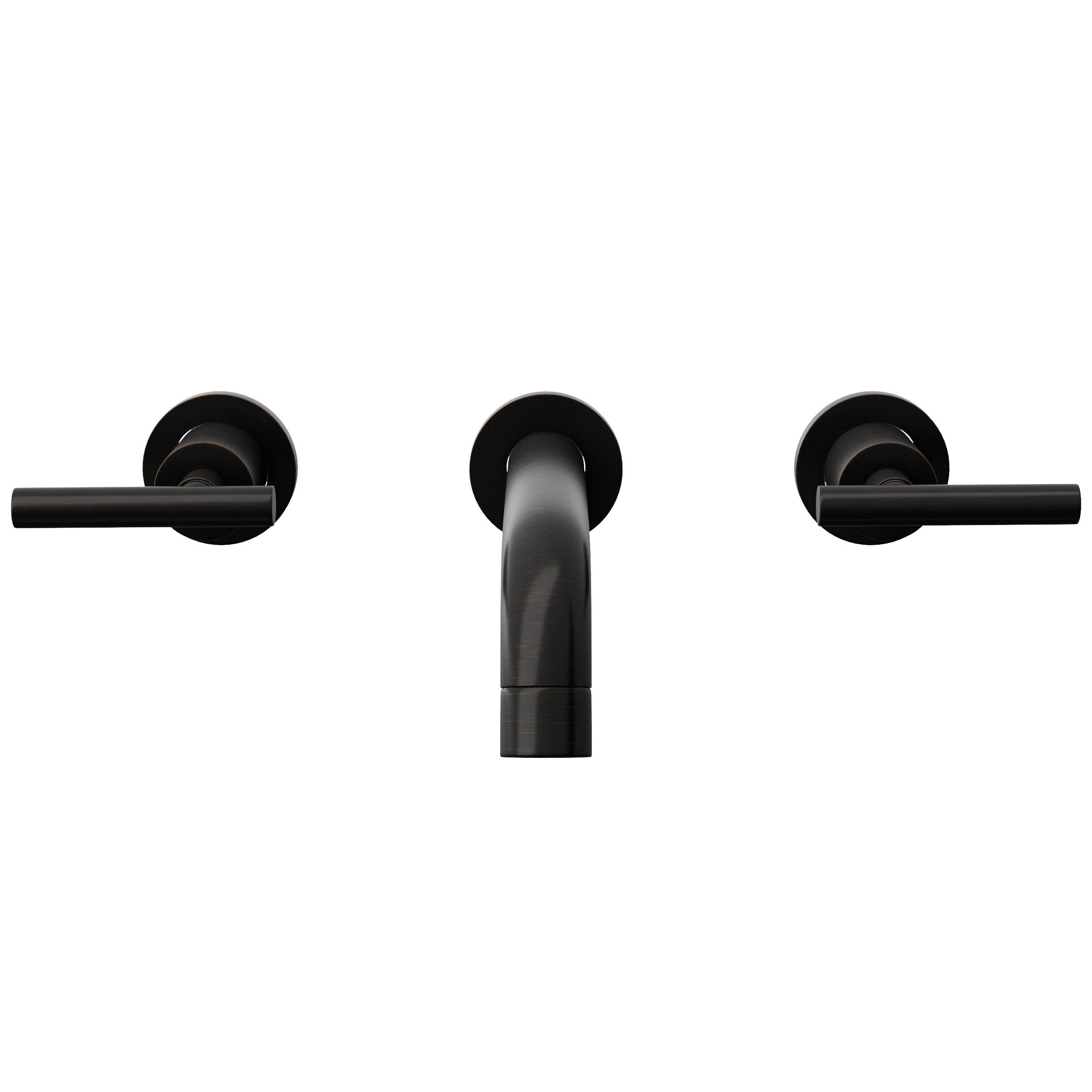 Novatto KENNEDY Two Handle Wall Mount Bathroom Faucet in Oil Rubbed Bronze