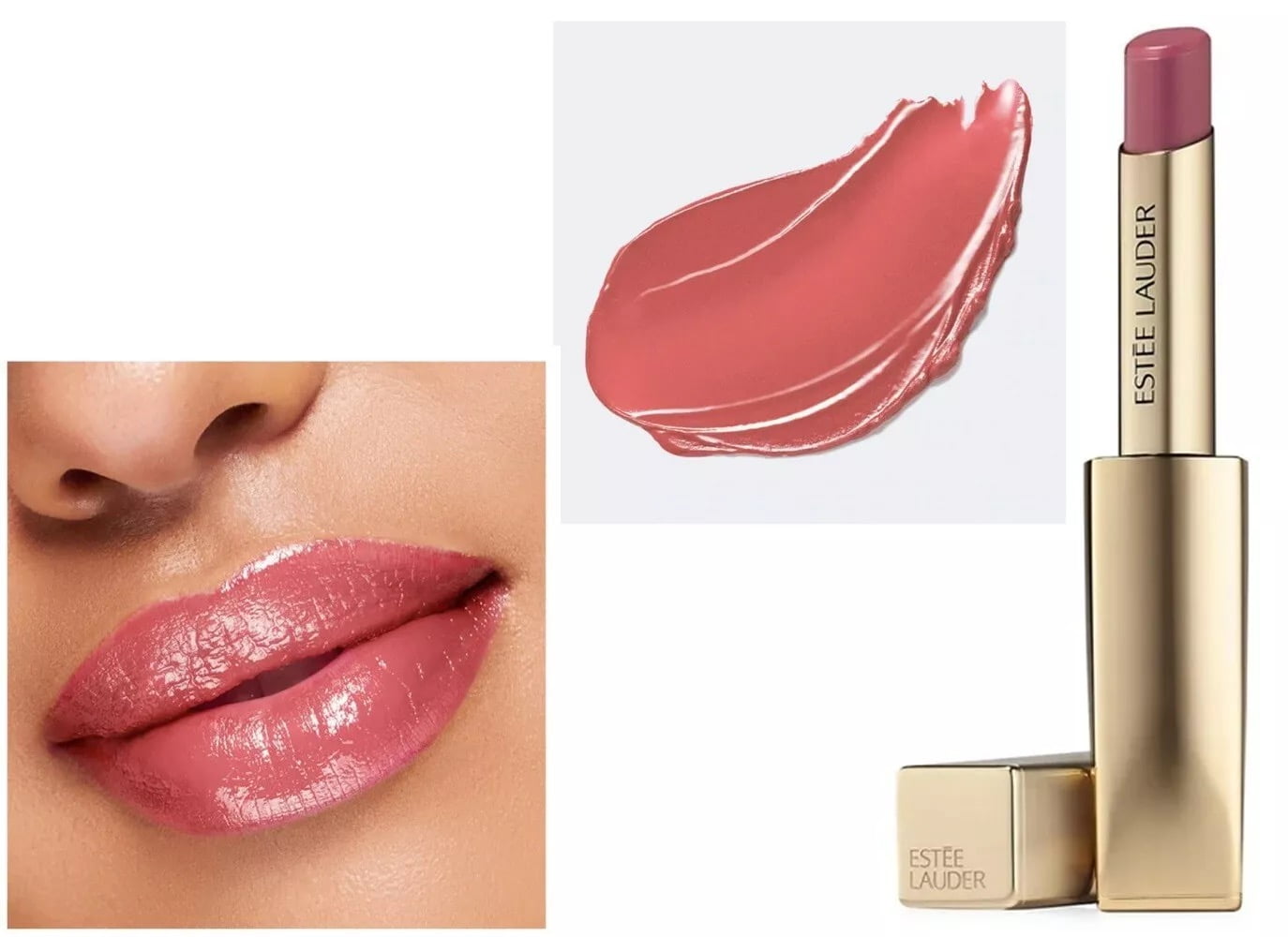 Estee Lauder Pure Color Illuminating Shine Lipstick 0.06oz 918 Pampered New