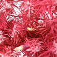 thumbnail image 5 of Northlight 36" Prelit Flocked Hot Pink Artificial Christmas Wreath - Clear Lights, 5 of 7