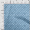 thumbnail image 2 of oneOone Georgette Viscose Medium Blue Fabric Bone & Paw Sewing Craft Projects Fabric Prints By Yard 42 Inch Wide, 2 of 4