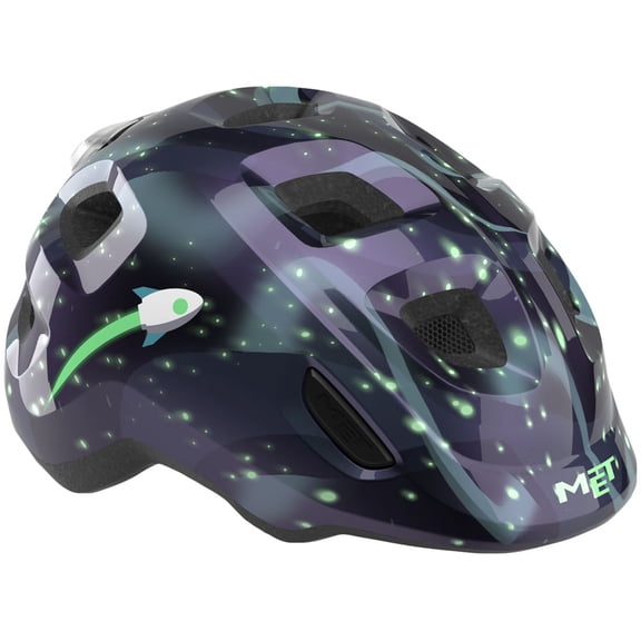 MET Hooray Helmet - Space Glow in Dark, Small, 52-55cm