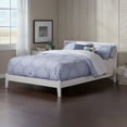 thumbnail image 1 of Orlando King Solid Wood Foundation Bed in White, 1 of 6